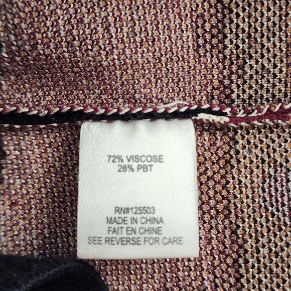 RONNY KOBO Sweater Tilda Printed Fringe Long Sleeve - Picture 5 of 6